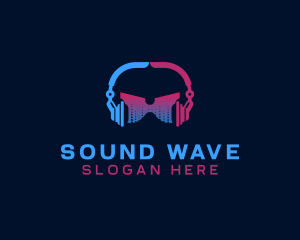 Headphone - DJ Headphone Music logo design