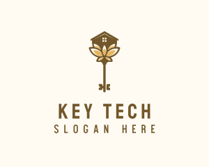 Key - House Residence Key logo design