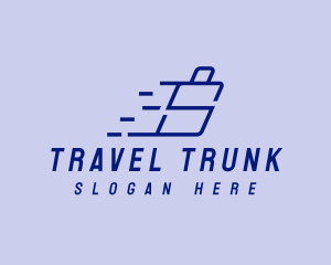 Baggage - Luggage Suitcase Letter S logo design