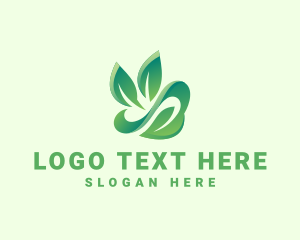 Gradient - Eco Forest Leaf logo design