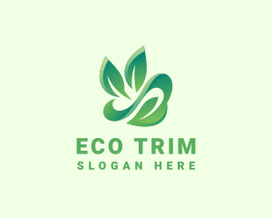 Eco Forest Leaf logo design