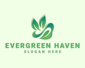 Eco Forest Leaf logo design