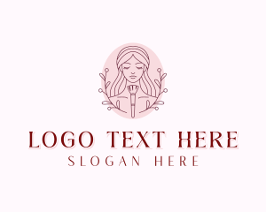 Beautician - Makeup Styling Beautician logo design