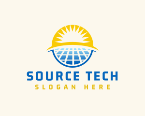 Source - Solar Energy Sun logo design