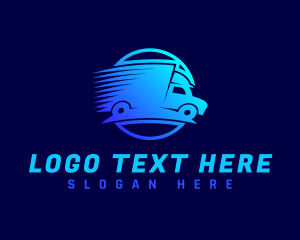 Cargo - Express Truck Transportation logo design