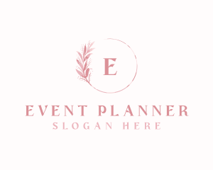 Stylist - Floral Wreath Leaf logo design