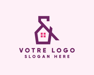 Lettering - House Property Ampersand logo design