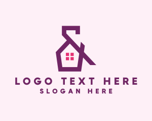 Housing - House Property Ampersand logo design