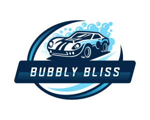 Bubble Car Wash logo design