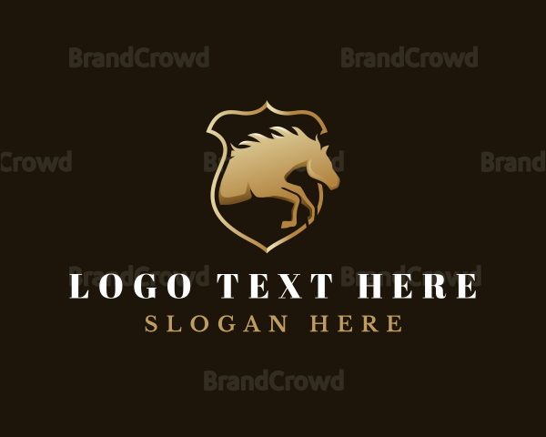 Horse Shield Equestrian Logo