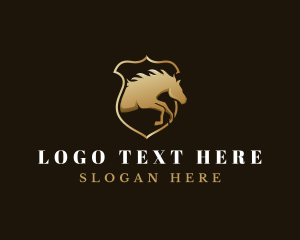 Missouri Mule - Horse Shield Equestrian logo design