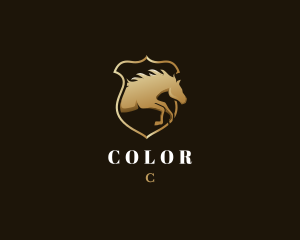 Jockey - Horse Shield Equestrian logo design