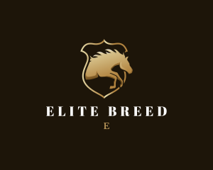 Horse Shield Equestrian logo design