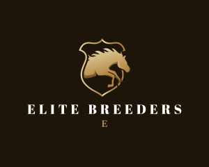 Horse Shield Equestrian logo design