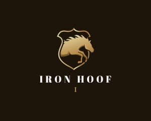 Farrier - Horse Shield Equestrian logo design