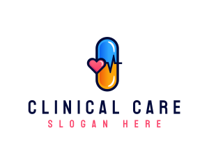 Clinical - Capsule Pill Medicine logo design
