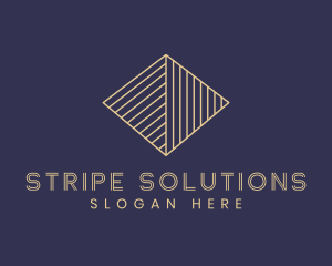 Stripe Pyramid Banking logo design