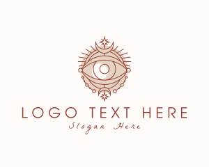 Heavenly Bodies - Astrological Fortune Telling Eye logo design