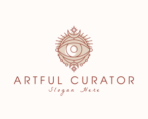 Astrological Fortune Telling Eye logo design