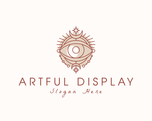 Astrological Fortune Telling Eye logo design