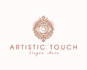 Astrological Fortune Telling Eye logo design