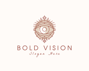 Astrological Fortune Telling Eye logo design