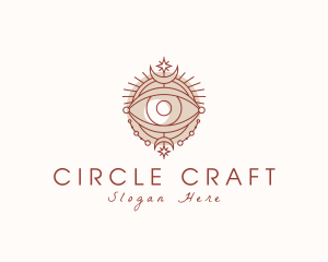 Astrological Fortune Telling Eye logo design