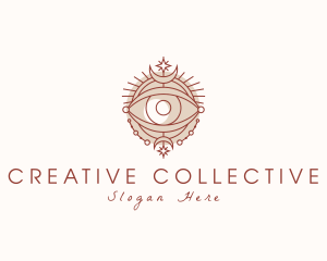 Astrological Fortune Telling Eye logo design