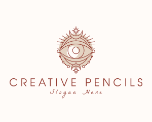 Astrological Fortune Telling Eye logo design