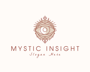 Astrological Fortune Telling Eye logo design