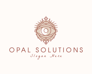 Astrological Fortune Telling Eye logo design