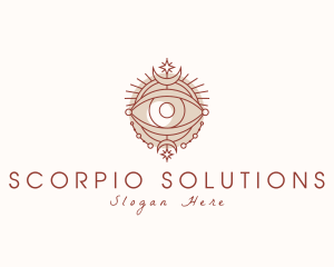 Astrological Fortune Telling Eye logo design