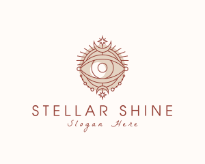 Astrological Fortune Telling Eye logo design