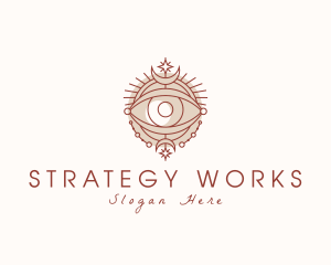 Astrological Fortune Telling Eye logo design