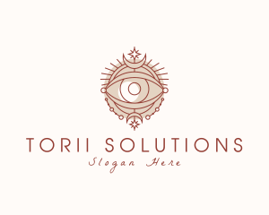 Astrological Fortune Telling Eye logo design