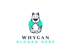 Yoga Pet Dog  Logo