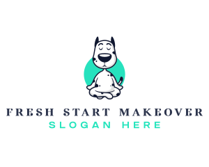 Yoga Pet Dog  logo design