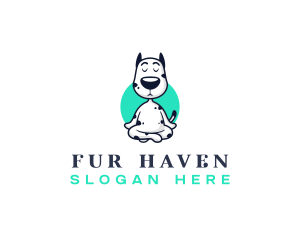 Yoga Pet Dog  logo design