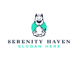 Yoga Pet Dog  logo design