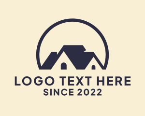 Roofing - Residential Home Roofing logo design