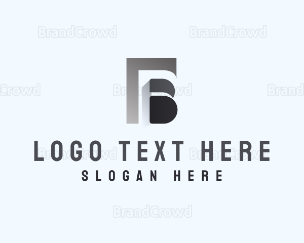 Interior Design Architeture Letter B Logo