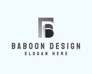 Interior Design Architeture Letter B logo design