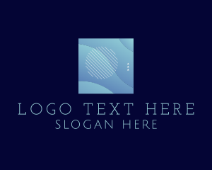Technology - Modern Wave Shape Technology logo design