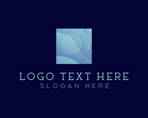 It - Modern Wave Shape Technology logo design