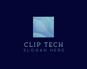 Modern Wave Shape Technology logo design