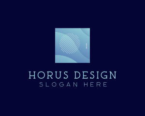 Modern Wave Shape Technology logo design