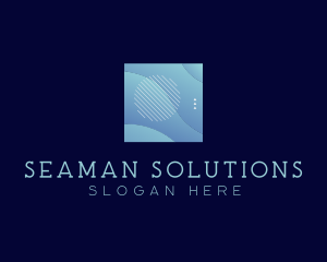 Modern Wave Shape Technology logo design