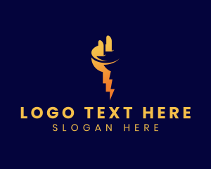 Adaptor - Electric Power Plug logo design