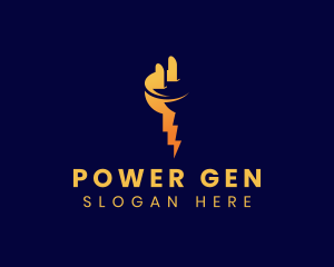 Electric Power Plug logo design