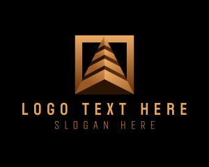 Desert - Pyramid Landmark Architecture logo design